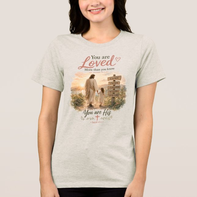 T-shirt En Tri-matière Aimé plus que vous ne le savez (Recto)