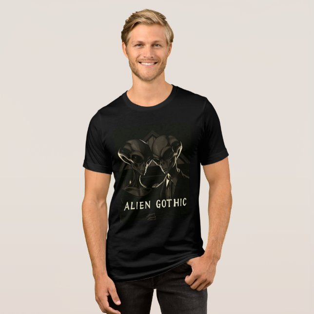 T-shirt En Tri-matière Alien Gothic - Retro rencontre un drame artistique (Recto plein)