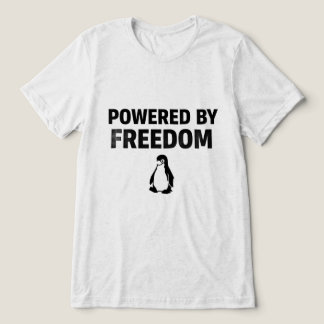 T-shirt En Tri-matière Alimenté par la liberté