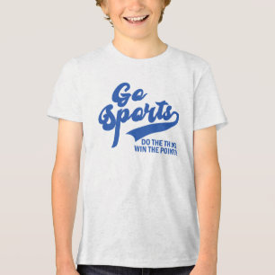 T-shirt En Tri-matière Allez Sports Faites La Chose Gagnez Les Points