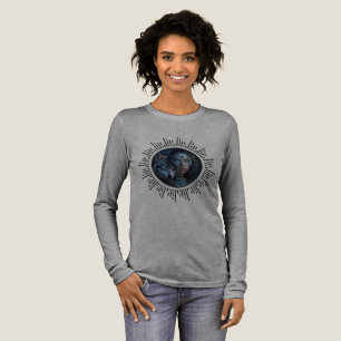 T-shirt En Tri-matière Alliance céleste du loup et de la belle femme