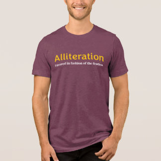 T-shirt En Tri-matière Alliteration