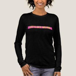 T-shirt En Tri-matière Allons-y Drôle Citation Humour Unique Rose