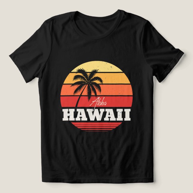 T-shirt En Tri-matière Aloha Hawaii (Design Recto)