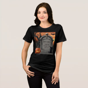 T-shirt En Tri-matière "Alotta B. Lood" Humour de tête d'Halloween