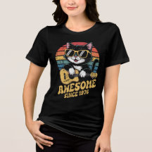 Amateur de chats 1976 Anniversaire Rétro 50 ans Uk