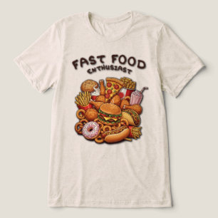 T-shirt En Tri-matière Amateur de fast-food