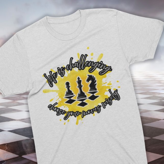 T-shirt En Tri-matière Amateurs d'échecs / La vie est difficile Tee (Créateur téléchargé)