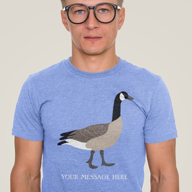 T-shirt En Tri-matière Amateurs d'oiseaux Illustration de l'oie du Canada (Créateur téléchargé)