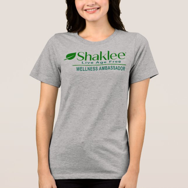 T-shirt En Tri-matière Ambassadeur du bien-être de Shaklee (Recto)