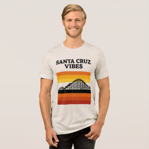 T-shirt En Tri-matière Ambiance de la promenade de Santa Cruz en Californ