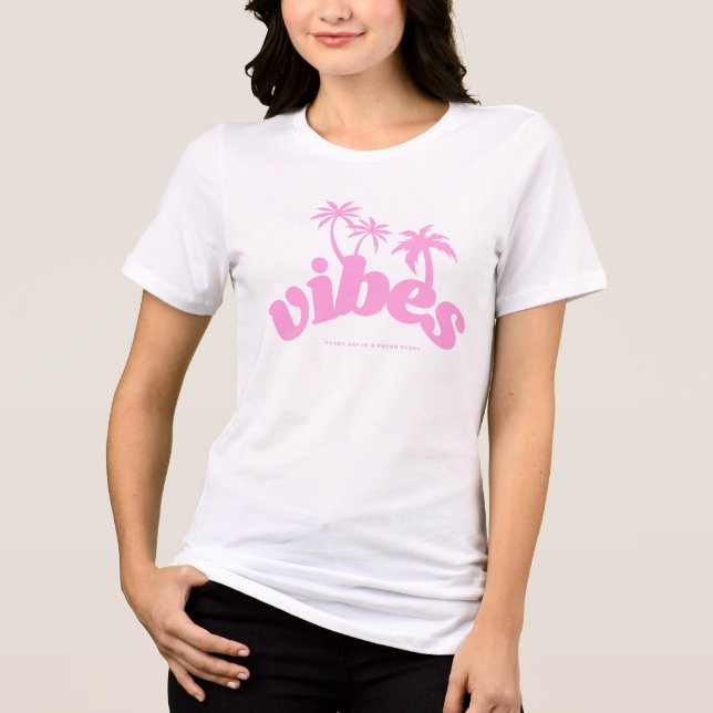 T-shirt En Tri-matière Ambiance Tropicale Uniquement (Recto)