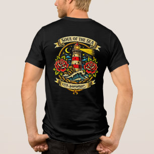 T-shirt En Tri-matière Âme de la mer Tatouage de marin Old School