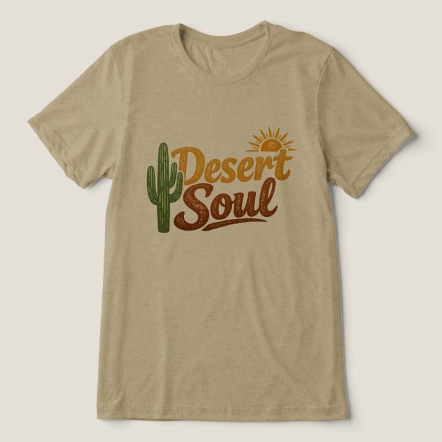 T-shirt En Tri-matière Âme du désert (Design Recto)