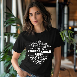 T-shirt En Tri-matière Âme Inébranlable Femmes Inspirantes Vintage