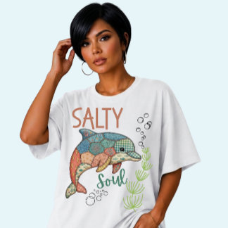 T-shirt En Tri-matière Âme Salée Amoureux de la Plage