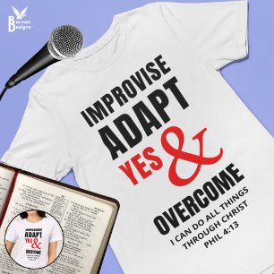 T-shirt En Tri-matière AMÉLIORER L'ADAPTATION OUI ET SURPASSER Christian