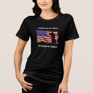 T-shirt En Tri-matière Américain De Naissance, Vétérinaire De Choix