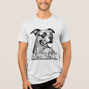T-shirt En Tri-matière American Staffordshire Terrier - Amstaff