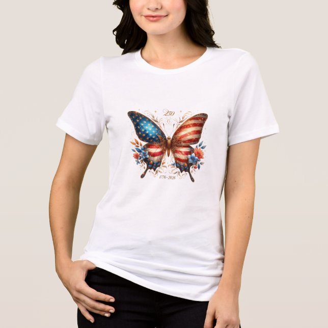 T-shirt En Tri-matière America's 250th Birthday Anniversary 1776 2026 (Recto)