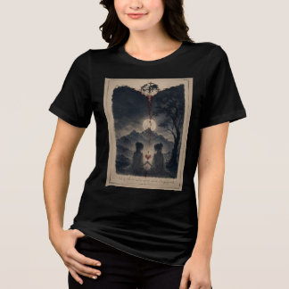 T-shirt En Tri-matière Âmes au Clair de Lune Fantastique Sombre Graphique