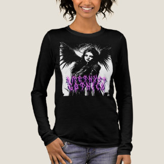 T-shirt En Tri-matière Amethyst Gothica Dark Angel Long Manche
