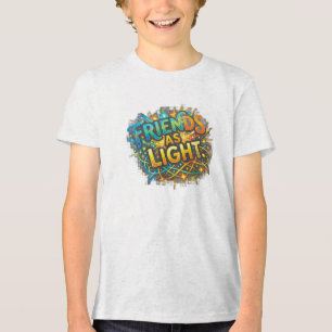T-shirt En Tri-matière Amis comme lumière. Amitié Inspirante