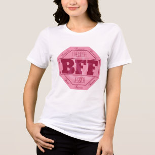 T-shirt En Tri-matière Amitié BFF - noms personnalisés - vêtements