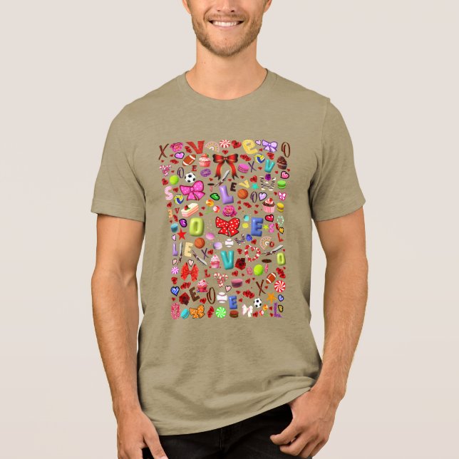 T-shirt En Tri-matière Amour (Recto)