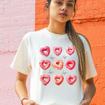 Amour de Donut de la Saint-Valentin Amoureux de No