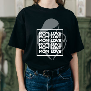 T-shirt En Tri-matière Amour de maman moderne - Fête des mères minimalist