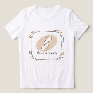 T-shirt En Tri-matière Amour inversé