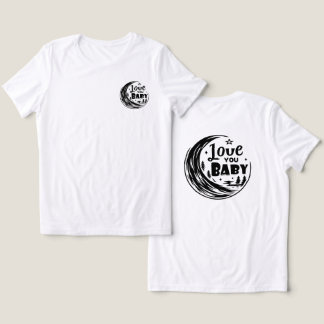 T-shirt En Tri-matière Amour Lune