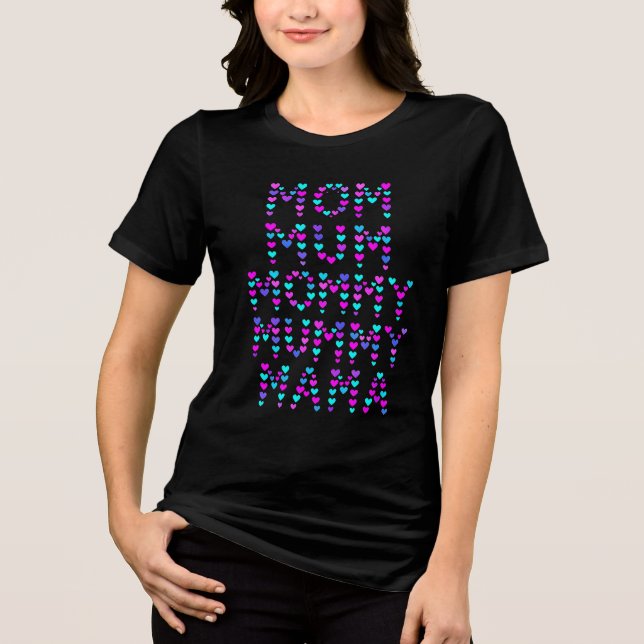 T-shirt En Tri-matière Amour Parle Maman Tee (Recto)