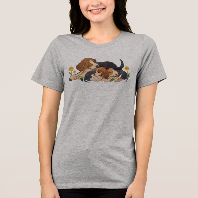T-shirt En Tri-matière Amoureux des animaux (Recto)
