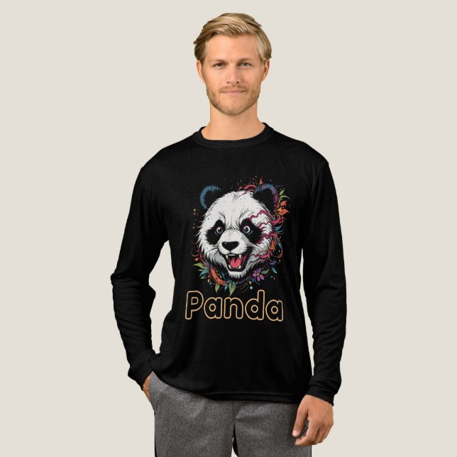 T-shirt En Tri-matière amoureux du panda (Recto complet)