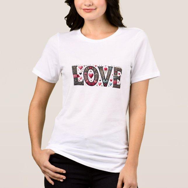 T-shirt En Tri-matière Amoureux fou (Recto)