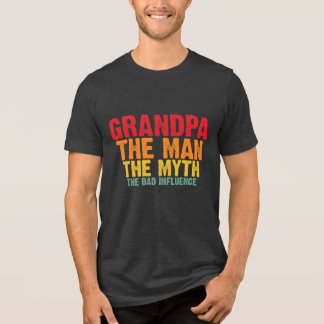 T-shirt En Tri-matière Amusant grand-père homme mythe légende mauvaise in