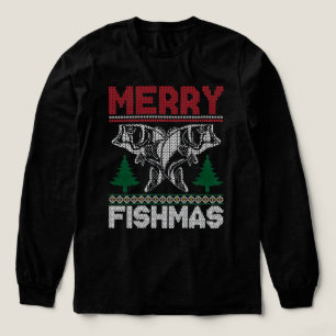 T-shirt En Tri-matière Amusant Pêche Joyeux Pêche Pêche et Nouvel An