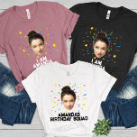 T-shirt En Tri-matière Amusant Personnalisé Anniversaire Fête Photo perso<br><div class="desc">Faites de votre prochain anniversaire une fête inoubliable avec notre Funny Personnalisée Birthday Party Photo Tri-Blend Shirt. Cette chemise unique est parfaite pour ajouter une touche amusante et personnalisée à votre fête, avec un design personnalisé qui fera rire tout le monde. Qu’il s’agisse de votre visage ou de celui d’un...</div>