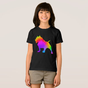 T-shirt En Tri-matière Amusant Propriétaire Amateur de Chien Tie Dye Pitb