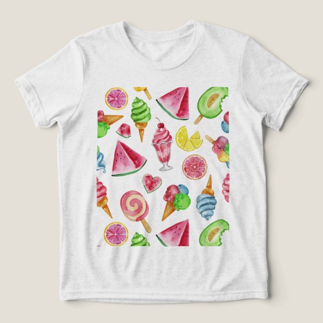 T-shirt En Tri-matière amusement au soleil (Design Recto)