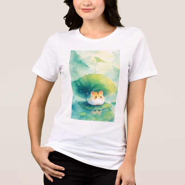 T-shirt En Tri-matière Amusement flottant de hamster (Recto)
