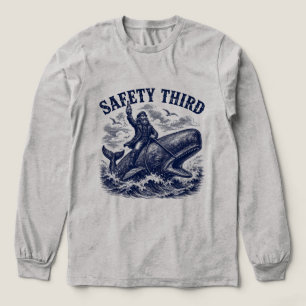 T-shirt En Tri-matière Amusement Troisième Drôle Sarcastique Baleine Cava