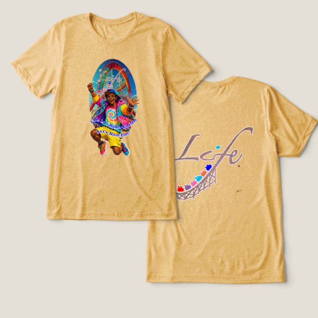 T-shirt En Tri-matière Amusons-nous! (Design Recto & Verso)