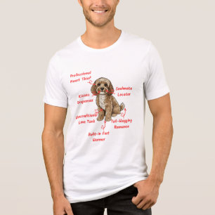 T-shirt En Tri-matière Anatomie drôle de Cockapoo - Cadeau unique de la S