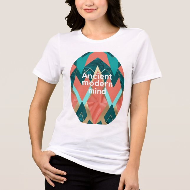 T-shirt En Tri-matière Ancien Esprit Moderne, Les Triangles Sacrés (Recto)