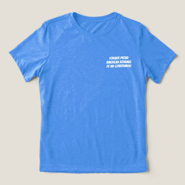 T-shirt En Tri-matière Ancien T-shirt américain fier (Design Recto)