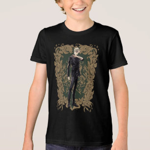 T-shirt En Tri-matière Anime Draco Malfoy Cadre Ornate