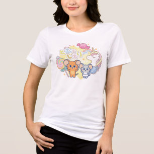T-shirt En Tri-matière Anime Magique Candyland avec Jerry et Tuffy